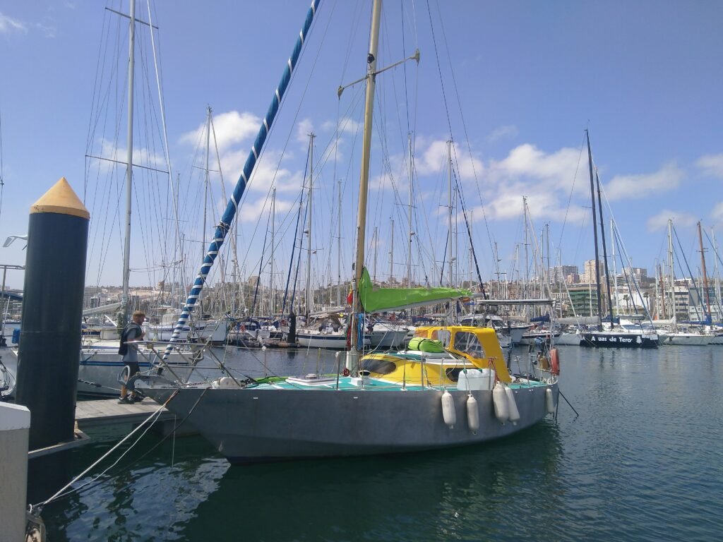 Voilier au port de Gran Canaria