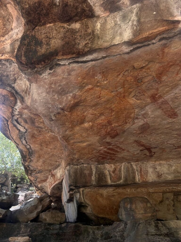 peinture rupestre , parc national de Kakadu, dans le Territoire du Nord 
