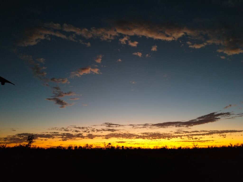 couché de soleil western australia en road trip 